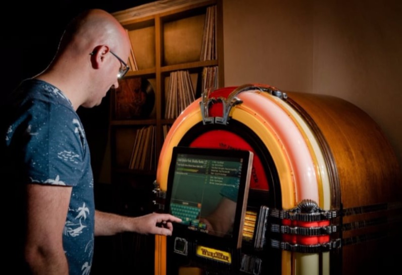 bedien Klassieke Wurlitzer jukebox 